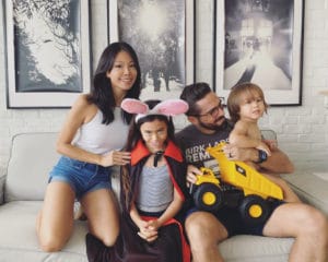 Jamie Yeo and her beautiful family