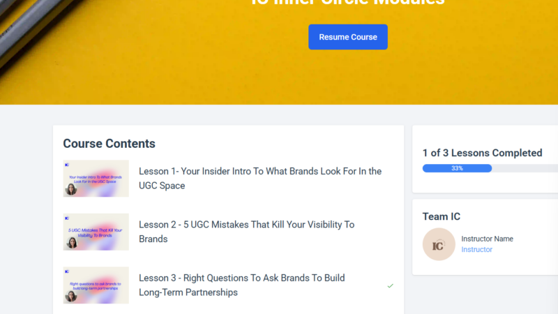 UGC creator community