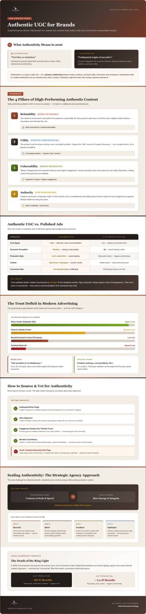 Authentic UGC: The 2026 Guide to Creator-Led Growth