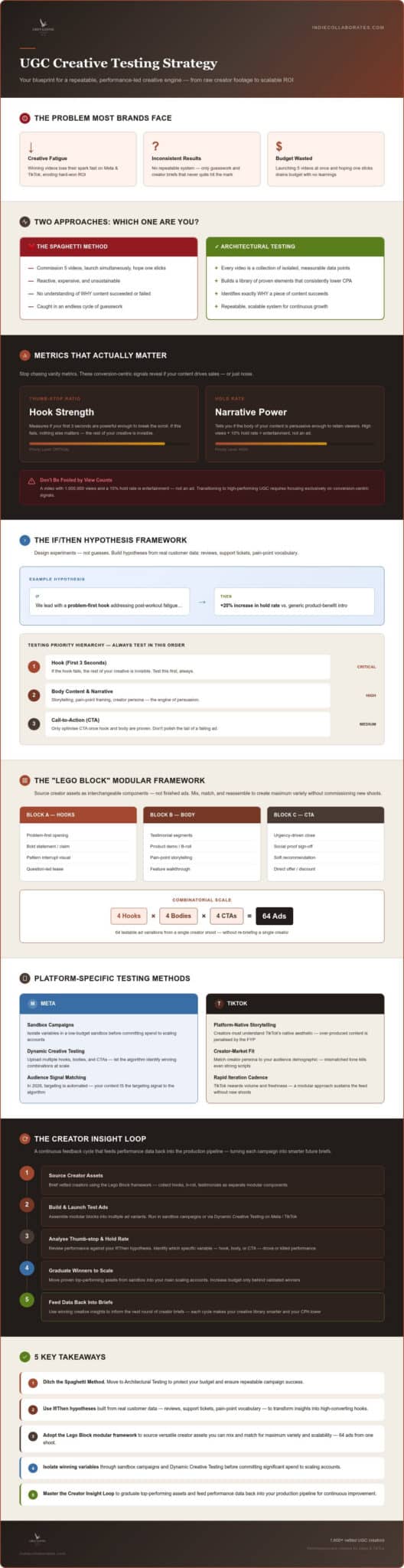 UGC Creative Testing: Performance-Led Guide for 2026